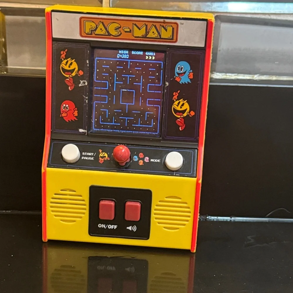 Pac man Retro Mini Arcade Game - Yellow